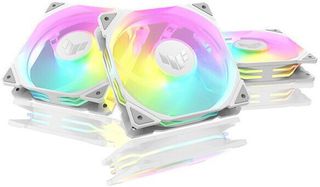 Asus TUF Gaming TR120 ARGB Case Fan με Σύνδεση 4-Pin PWM 3τμχ Λευκό