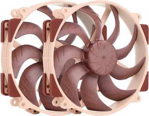 Noctua NF-A14X25R G2 PWM SX2-PP Case Fan 140mm με Σύνδεση 4-Pin 2τμχ Καφέ