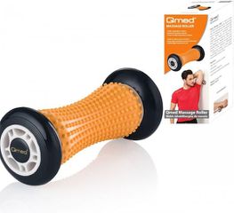 MDH QMED MASSAGE ROLLER Κύλινδρος Μασάζ Πορτοκαλί 17cm