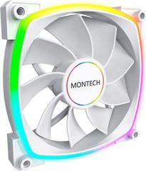 Montech RX140 Case Fan με ARGB Φωτισμό και Σύνδεση 4-Pin PWM Λευκό