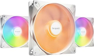 Be Quiet Light Wings LX HS Case Fan 140mm με ARGB Φωτισμό και Σύνδεση 3-Pin / 4-Pin PWM 3τμχ Λευκό