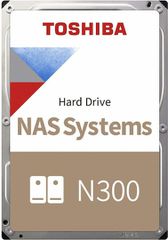 Toshiba N300 20TB HDD Σκληρός Δίσκος 3.5" SATA III 7200rpm με 512MB Cache για NAS HDWG62AUZSVA