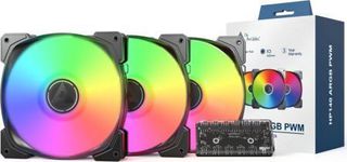 Montech HP140 Case Fan με ARGB Φωτισμό και Σύνδεση 4-Pin PWM 3τμχ
