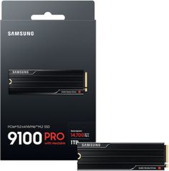 SAMSUNG 9100 PRO Heatsink 1TB, SSD, PCIe 5.0 x4, NVMe 2.0, M.2 2280