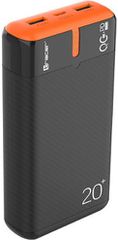 Tracer EnerGen Power Bank 20000mAh 22.5W με 2 Θύρες USB-A και Θύρα USB-C Power Delivery / Quick Charge 3.0 Black Orange