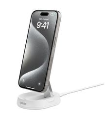 Belkin Ασύρματος Φορτιστής Qi2 15W Λευκός (BOOST Charge Pro)