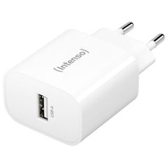 Intenso Φορτιστής Χωρίς Καλώδιο με Θύρα USB-A 5W Λευκός (W5A)