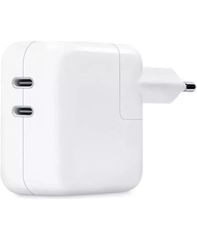 Apple Φορτιστής Χωρίς Καλώδιο με 2 Θύρες USB-C 35W Λευκός (MW2K3ZM/A)