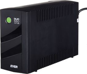 Ever Duo 550 AVR FR UPS Line-Interactive 550VA 330W με 4 Schuko Πρίζες