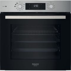 Φούρνος Άνω Πάγκου Hotpoint HAO 258HSU1F X 71lt A+ με Υδρόλυση Μαύρος/Ιnox