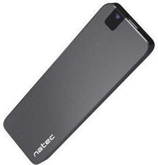 Natec Rhino Θήκη Σκληρού Δίσκου M.2 SATA III NVME Γκρι
