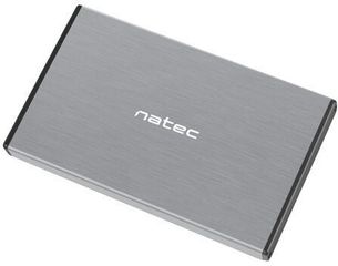 Natec Rhino Go Θήκη Σκληρού Δίσκου 2.5" SATA III, USB 3.0 Γκρι