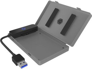 Icy Box IB-AC603b-U3 Θήκη Σκληρού Δίσκου 2.5" SATA III, USB 3.2 Γκρι IB-AC603b-U3