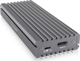 Icy Box IB-1817MC-C31 Θήκη Σκληρού Δίσκου M.2 PCI Express NVME, USB 3.1 Type-C Γκρι IB-1817MC-C31