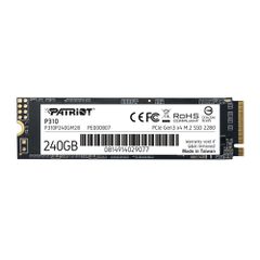 Patriot P310 240 GB SSD PCIe 3.0 x4, NVMe 1.3, M.2 2280