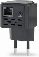 Gembird WNP-RP300-03 WiFi Extender Single Band (2.4GHz) 300Mbps Μαύρο