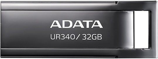 Adata Ur340 32GB USB 3.2 Stick Μαύρο