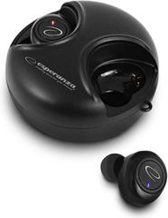 Esperanza EH228K In-ear Bluetooth Handsfree Ακουστικά με Θήκη Φόρτισης Μαύρα