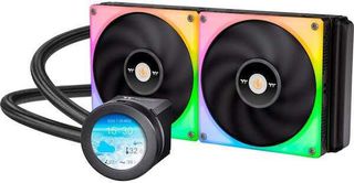 Thermaltake Toughliquid 280 RGB Υδρόψυξη CPU Διπλού Ανεμιστήρα 140mm για Socket AM4/AM5/1700/1200/115x