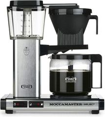 Moccamaster KBG Select Καφετιέρα Φίλτρου 1520W Silver Brushed