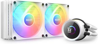 NZXT Kraken 240 RGB Υδρόψυξη CPU Διπλού Ανεμιστήρα 120mm για Socket AM4/AM5/1700/1200/115x Λευκή