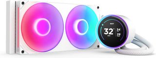 NZXT Kraken Elite 280 (v2) Υδρόψυξη CPU Διπλού Ανεμιστήρα 140mm για Socket AM4/AM5/1700/1200/115x με RGB Φωτισμό Λευκή