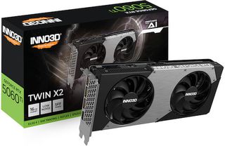 Inno 3D GeForce RTX 5060 Ti 16GB GDDR7 Twin X2 GPU N506T2-16D7-191073N