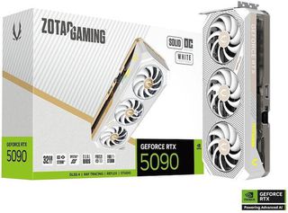 Zotac GeForce RTX 5090 32GB GDDR7 SOLID OC White Edition GPU ZT-B50900Q-10P