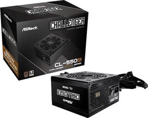 ASRock Challenger CL-550B 550W Μαύρο Τροφοδοτικό Υπολογιστή Full Wired 80 Plus Bronze