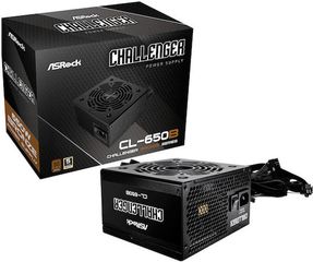 ASRock Challenger 650W Μαύρο Τροφοδοτικό Υπολογιστή Full Wired 80 Plus Bronze