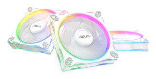 Asus Prime MR120 Reverse Case Fan με ARGB Φωτισμό και Σύνδεση 4-Pin PWM 3τμχ Λευκό