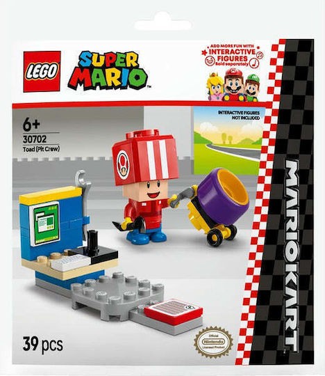 LEGO Super Mario Mario Kart – Toad (Pit Crew) 30702