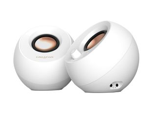 Creative Pebble Pro Ηχεία Υπολογιστή 2.0, RGB Φωτισμός, Bluetooth, 20W Λευκό