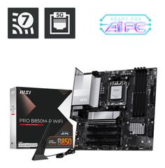 MSI PRO B850M-P WIFI Μητρική AM5 Micro ATX
