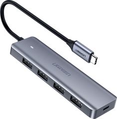 Ugreen Hub 4-in-1 USB-C Adapter to 4x USB 3.0 + USB-C Grey