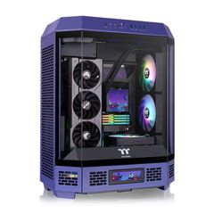 Thermaltake The Tower 600 Κουτί Υπολογιστή, Tempered Glass x 3, Violett