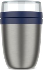 Mepal Ellipse Δοχείο Φαγητού Inox Θερμός, 500+200ml Vivid Blue