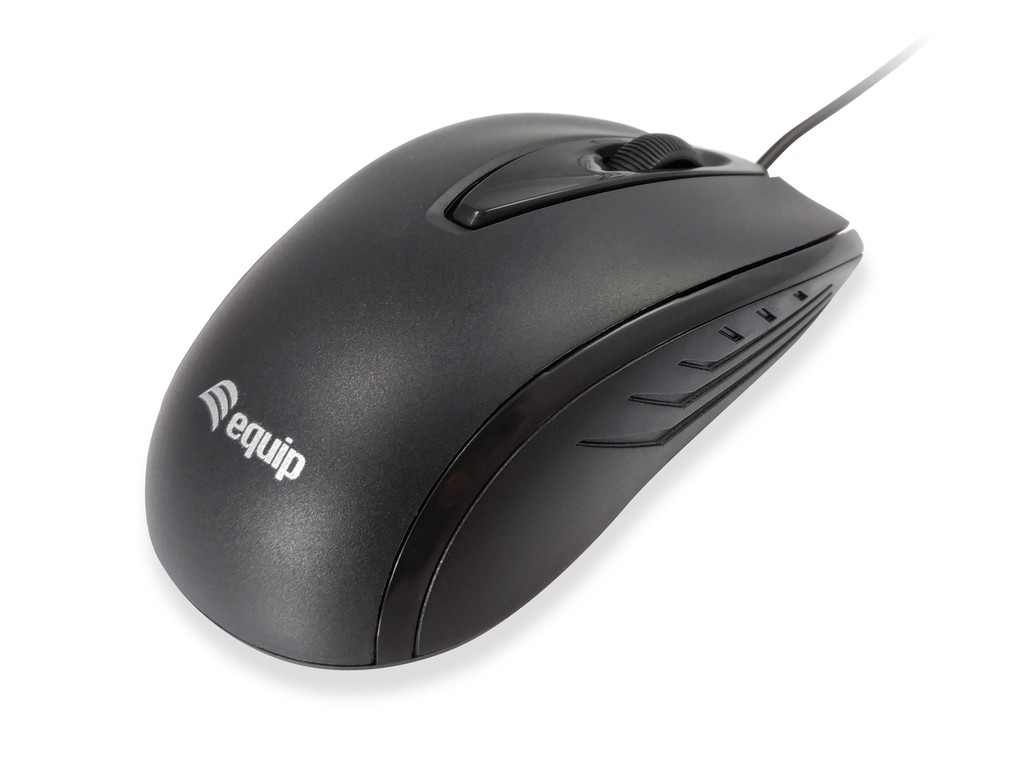 Equip Optical Compact Mouse Ενσύρματο Ποντίκι Μαύρο