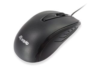 Equip Optical Compact Mouse Ενσύρματο Ποντίκι Μαύρο