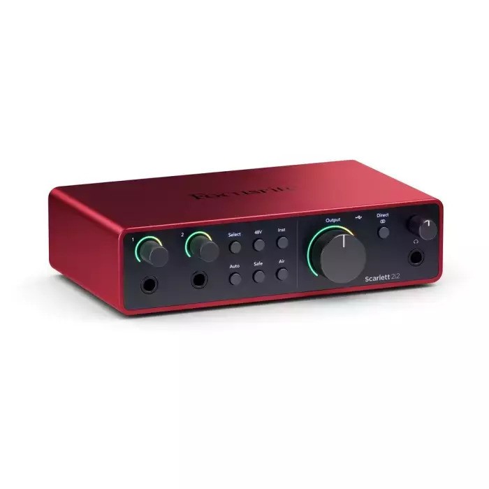 Focusrite Scarlett 2i2 USB-C 4th Gen - audio interface