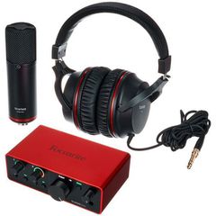 Focusrite Scarlett Solo Studio Εξωτερική Επαγγελματική Κάρτα Ήχου USB για PC