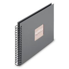 Hama 00009840 άλμπουμ φωτογραφιών Γκρι 100 φύλλα 10 x 15 Δέσιμο σπιράλ