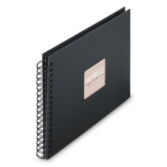 Hama 00009834 άλμπουμ φωτογραφιών Μαύρο 100 φύλλα 10 x 15 Δέσιμο σπιράλ