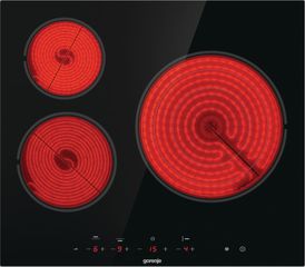 Κεραμική Εστία Αυτόνομη Gorenje ECT632BSCE με Λειτουργία Κλειδώματος, Π59xΒ52εκ, Μαύρη