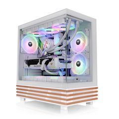 Thermaltake View 270 Plus WS ARGB Κουτί Υπολογιστή Mid Tower, Tempered Glass x2, ATX Snow
