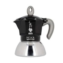 Bialetti Moka Induction Moka Μπρίκι Espresso για επαγωγική εστία 160ML Black