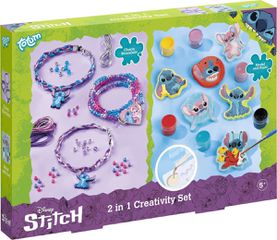 Totum: Disney Stitch - 2 In 1 Creativity Set - Charm Bracelets (TT700178)