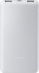 Xiaomi Lite Power Bank 10000mAh 22.5W με 2 Θύρες USB-A και Θύρα USB-C Λευκό