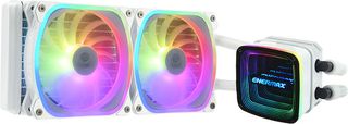 Enermax Aquafusion ADV Υδρόψυξη Επεξεργαστή Διπλού Ανεμιστήρα 120mm για Socket AM4/AM5/1700/1200/115x με RGB Φωτισμό Λευ