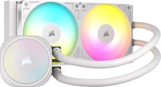 Corsair Nautilus 240 RS Υδρόψυξη Επεξεργαστή Διπλού Ανεμιστήρα 120mm για Socket AM4/AM5/1700 με ARGB Φωτισμό Λευκή